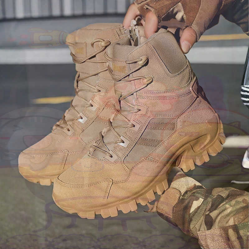 Streetwear Brand Drops - Tan Long Barrel Deadlift Casual Sneakers