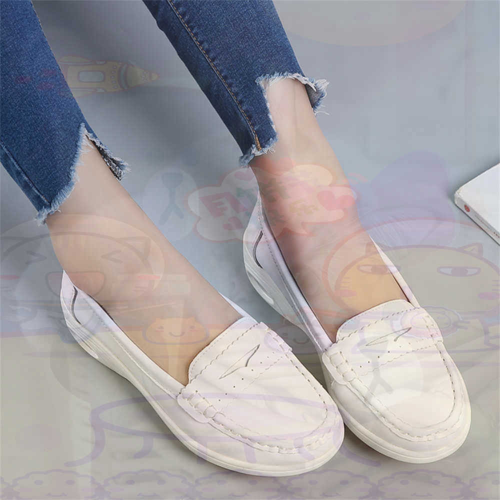 Streetwear Brand Drops - Soft Slip-on Womens Large Size Shoes
