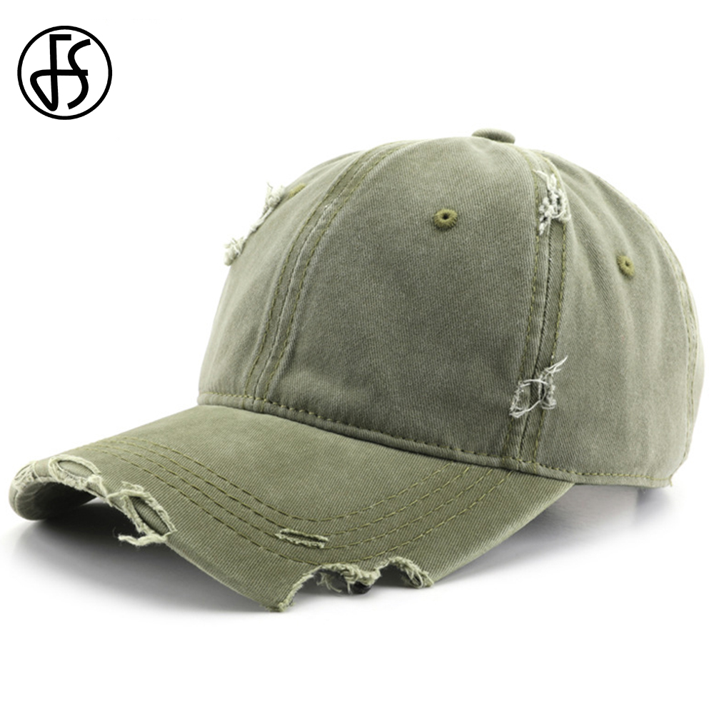 Cap Streetwear Brand - FS Washed Cotton Army Green Men