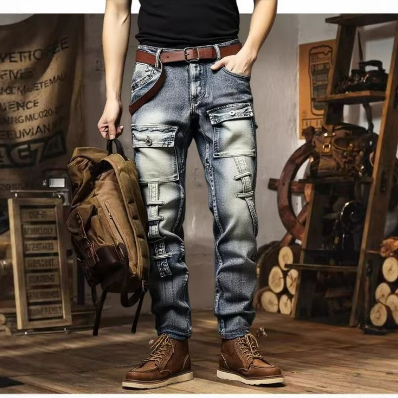 Men's Distressed Washed High S - Streetwear Brand America 评论和价格
