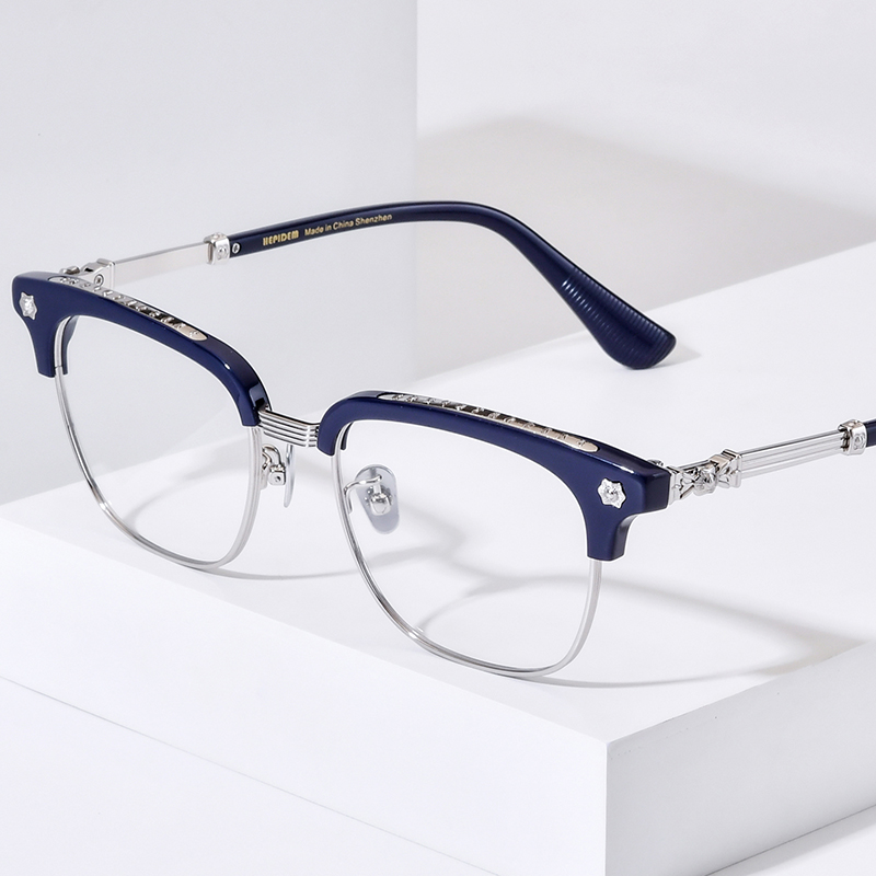 FONEX HEPIDEM Acetate Eyeglass - Chrome Hearts Ring 评论和价格