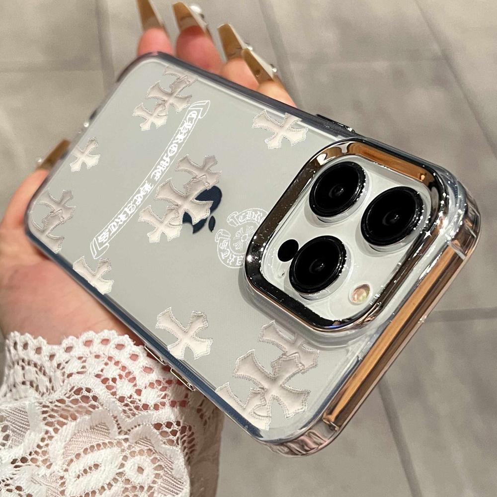INS Cross Phone Case FOR IPhon - Chrome Hearts Ring 评论和价格