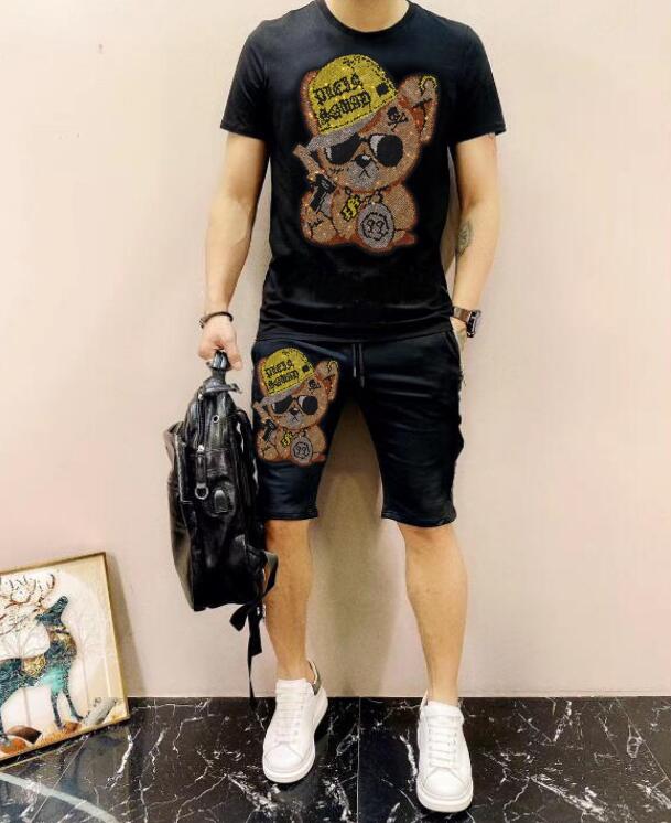 Anime Hot Drill Men's Hip Hop  - Streetwear Brand Tracksuit 评论和价格