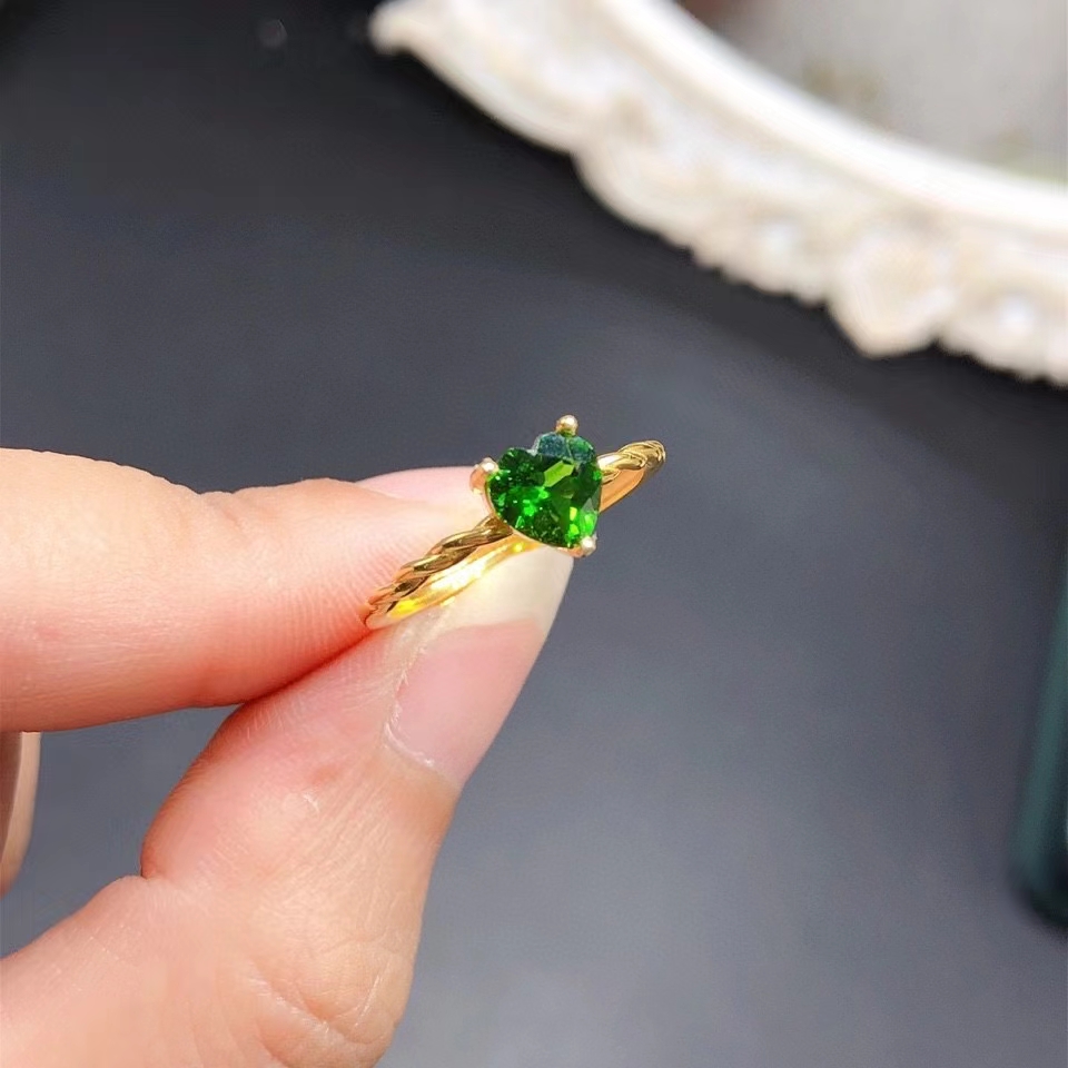 Classsic Heart Gemstone Engage - Chrome Hearts Ring 评论和价格