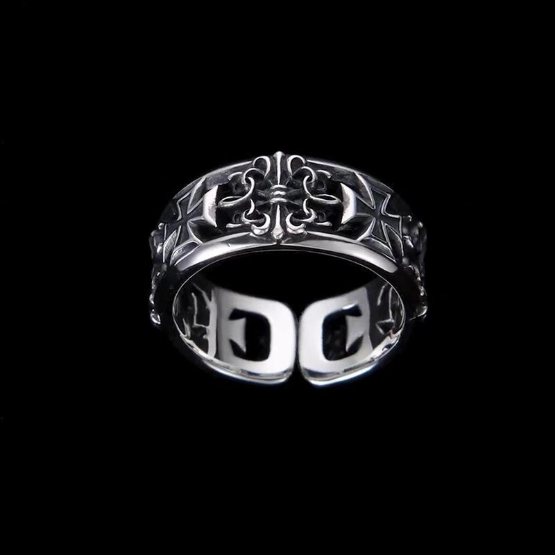 New retro cross hip-hop punk s - Chrome Hearts Ring 评论和价格