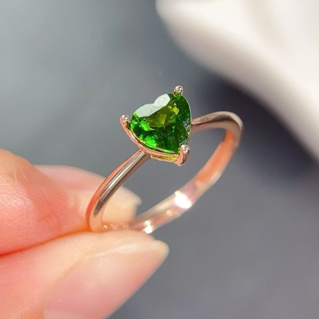 925 Silver Gemstone Ring 6mm 0 - Chrome Hearts Ring 评论和价格