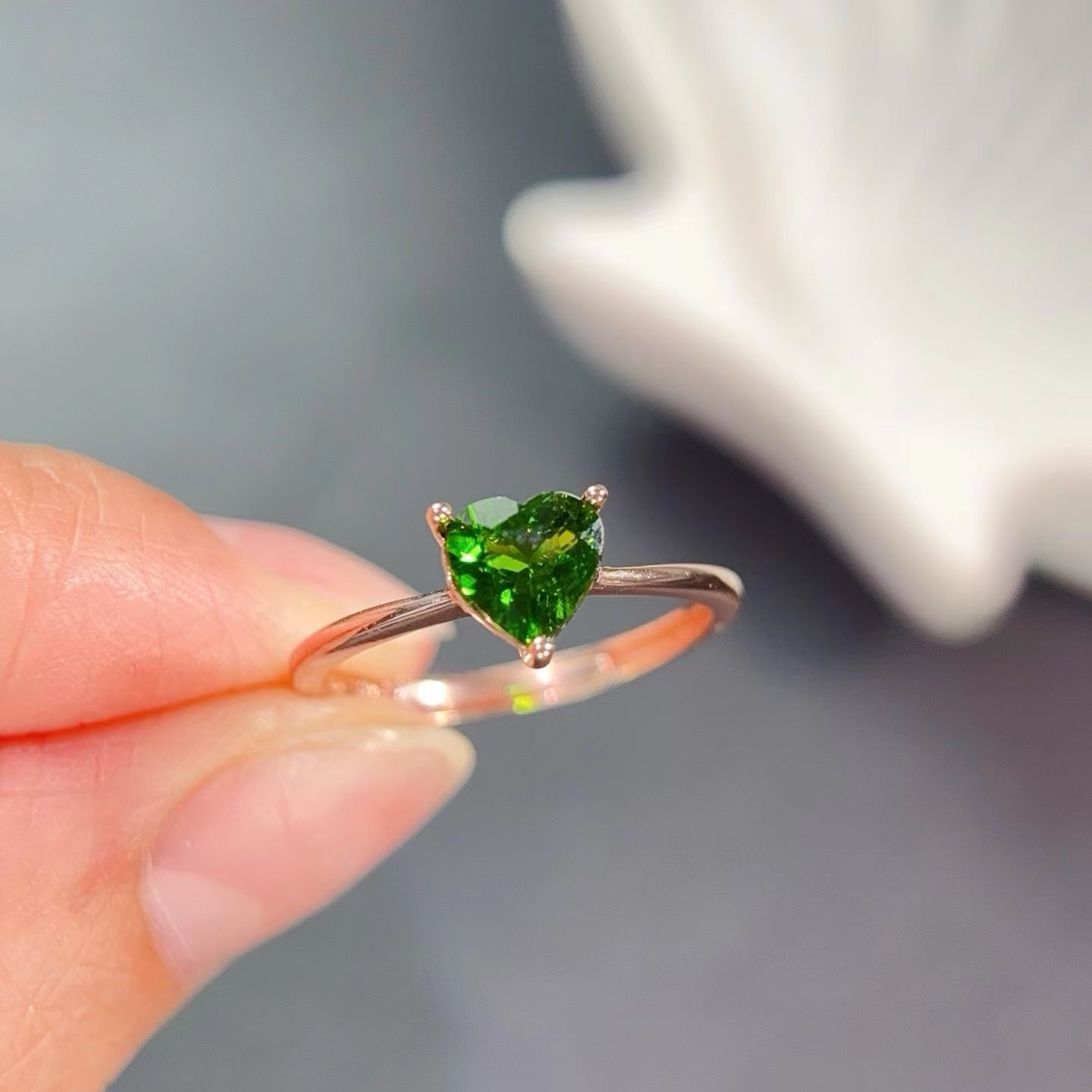 925 Silver Gemstone Ring 6mm 0 - Chrome Hearts Ring 评论和价格