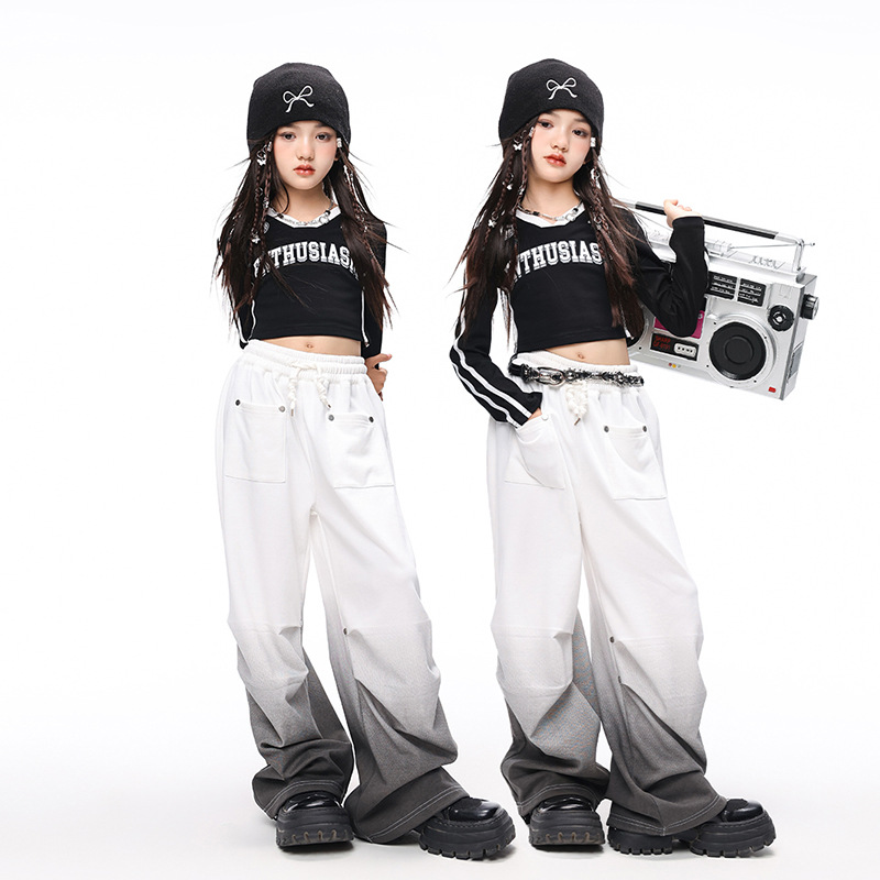 Kids Girls Hip Hop Brand Stree - Streetwear Brand Tracksuit 评论和价格