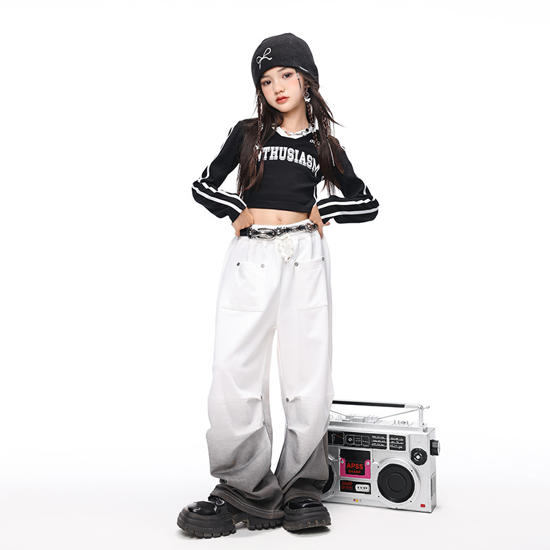 Kids Girls Hip Hop Brand Stree - Streetwear Brand Tracksuit 评论和价格