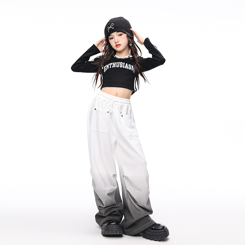 Kids Girls Hip Hop Brand Stree - Streetwear Brand Tracksuit 评论和价格