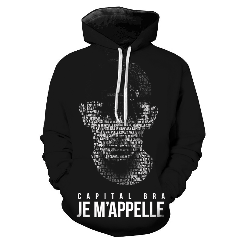 Rapper CB6 Printed Hoodies Men - Streetwear Brand Tracksuit 评论和价格