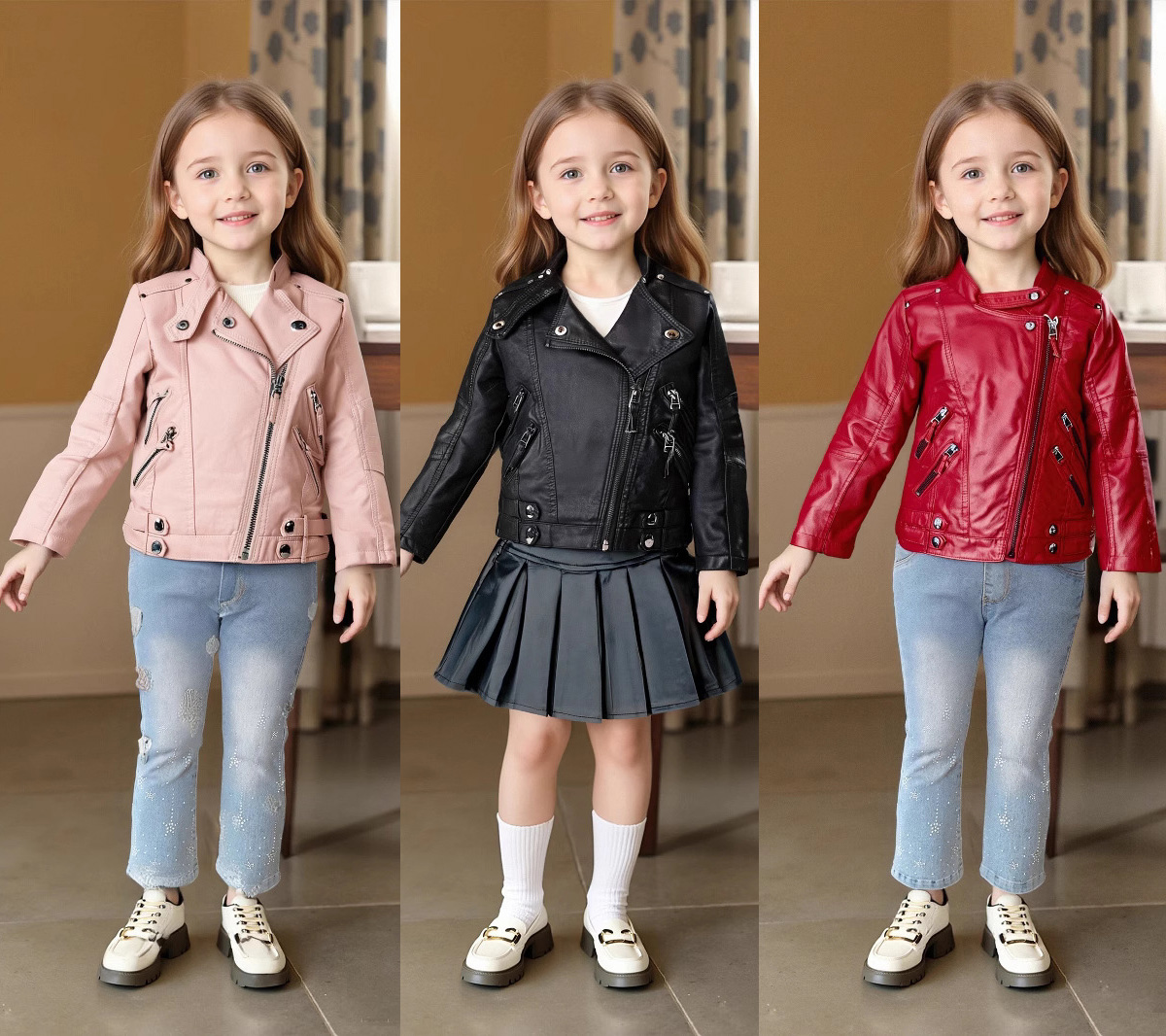 2-12Y Girls Christmas Pink Red - Streetwear Brand Red Logo 评论和价格