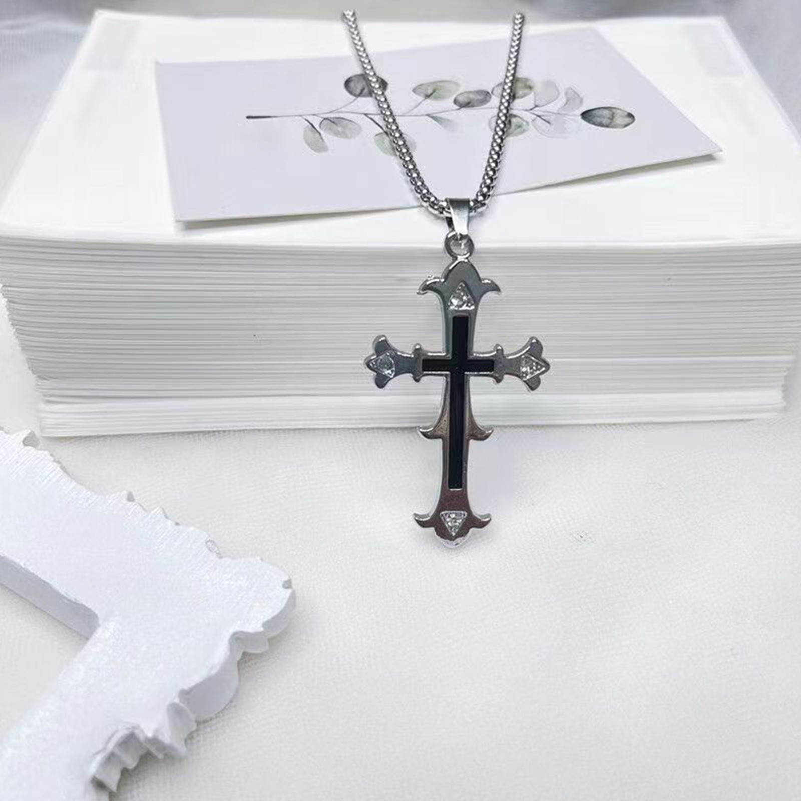 Cross pendant necklace chrome  - Chrome Hearts Ring 评论和价格