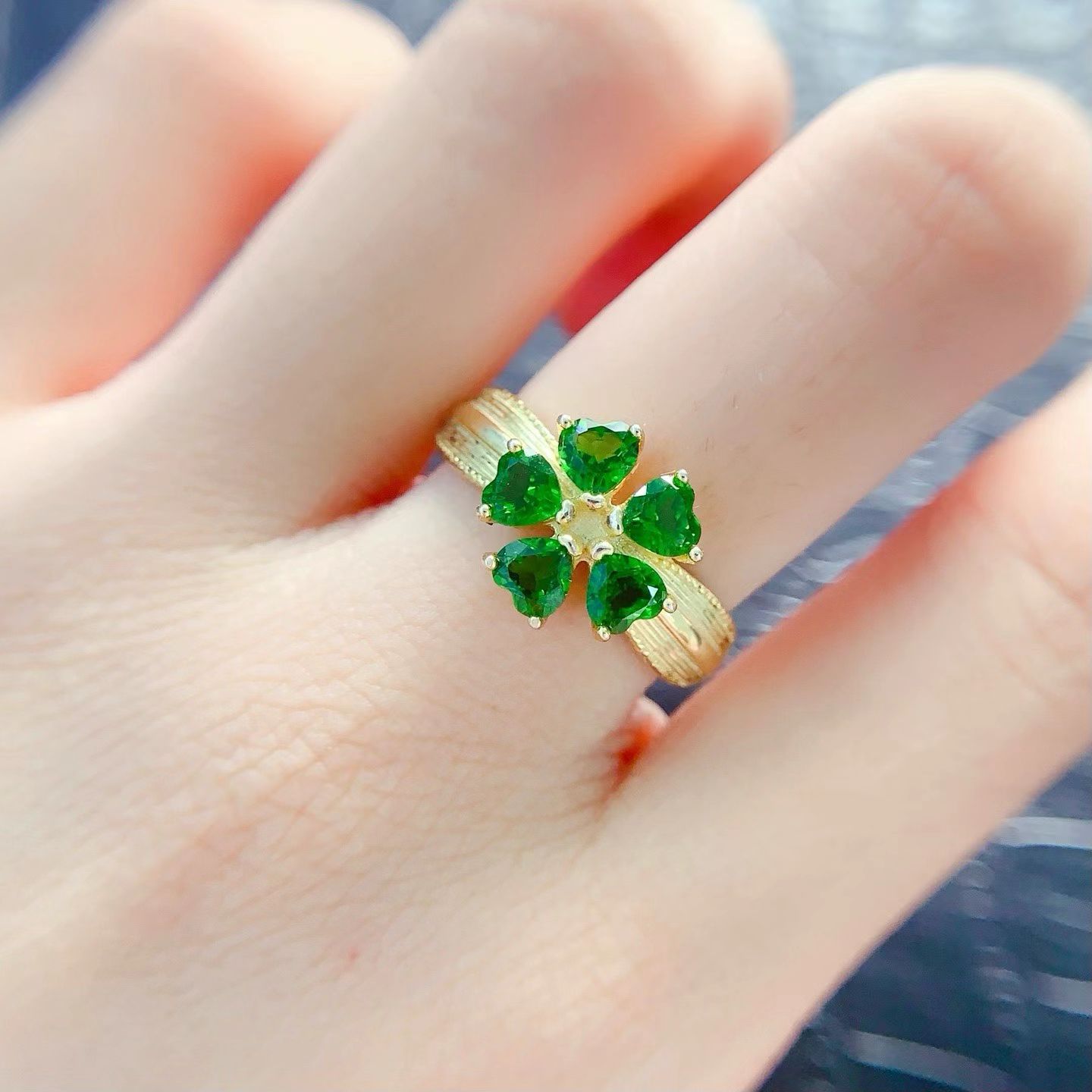 Natural Chrome Diopside Ring w - Chrome Hearts Ring 评论和价格
