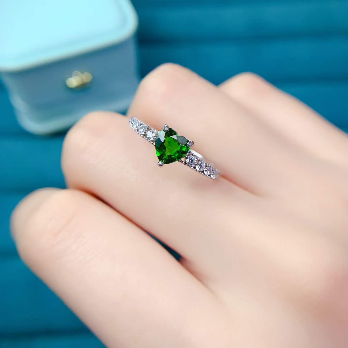 Pure 925 Silver Gemstone Ring  - Chrome Hearts Ring 评论和价格