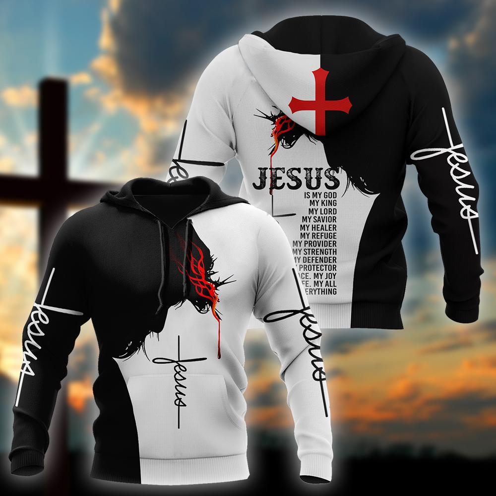 Autumn Brand Hoodies Jesus Tat - Streetwear Brand Tracksuit 评论和价格